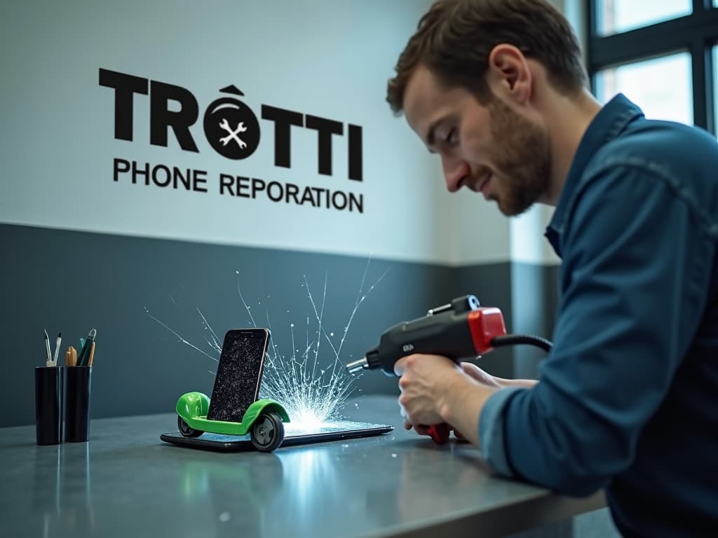 Réparation Vitre arrière à Bezons - TROTTIPHONE