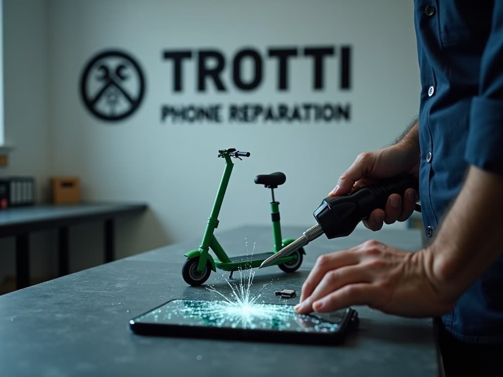 Réparation Vitre arrière à Boisemont - TROTTIPHONE