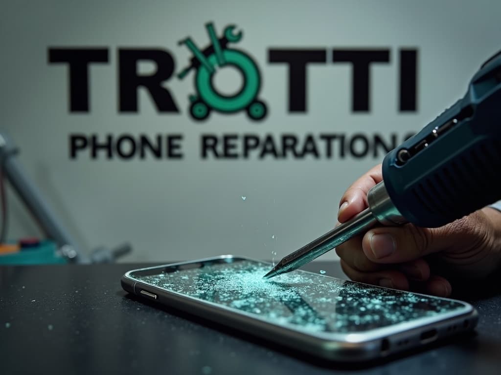 Réparation Vitre arrière à Bray-et-Lû - TROTTIPHONE