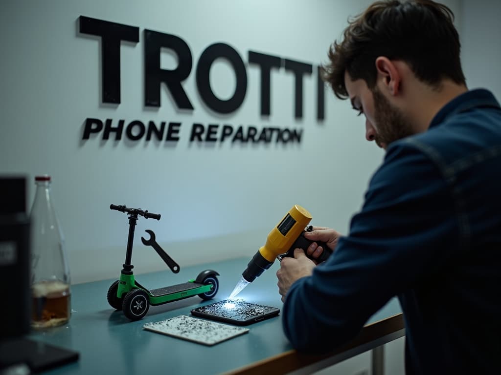 Réparation Vitre arrière à Chaussy - TROTTIPHONE