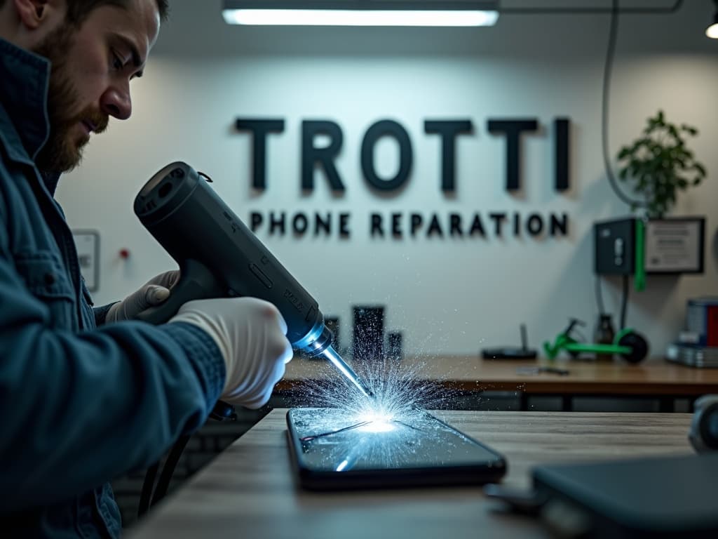 Réparation Vitre arrière à Genainville - TROTTIPHONE